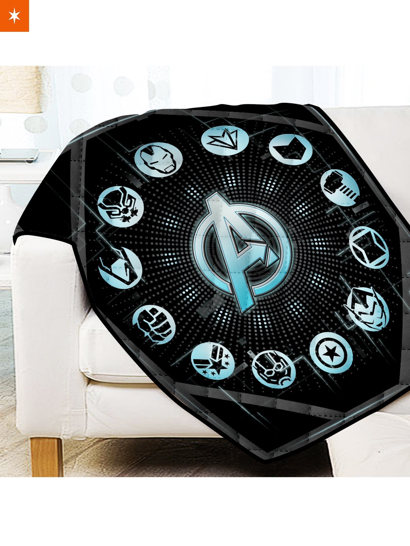 Fandomaniax - Earth's Mightiest Heroes Quilt Blanket