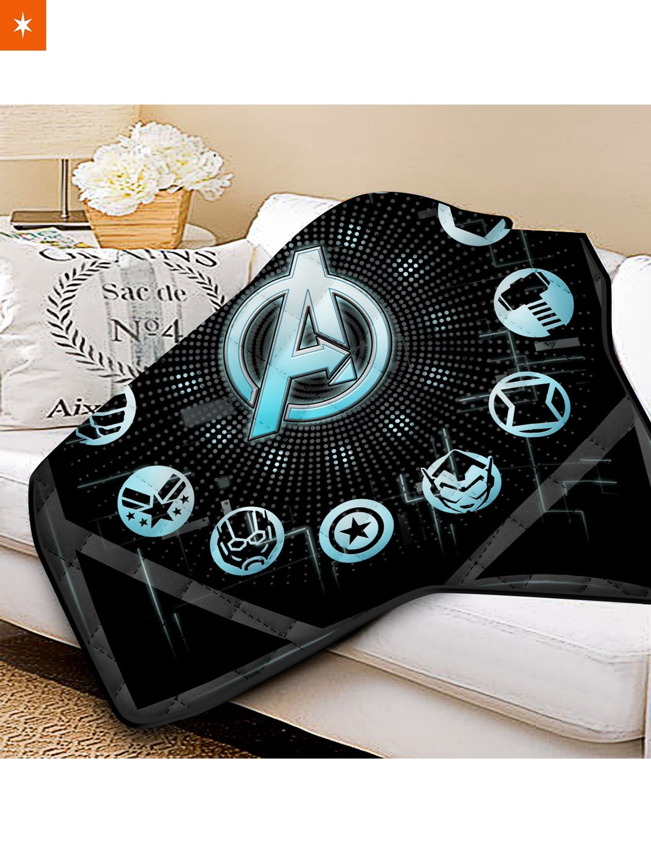 Fandomaniax - Earth's Mightiest Heroes Quilt Blanket