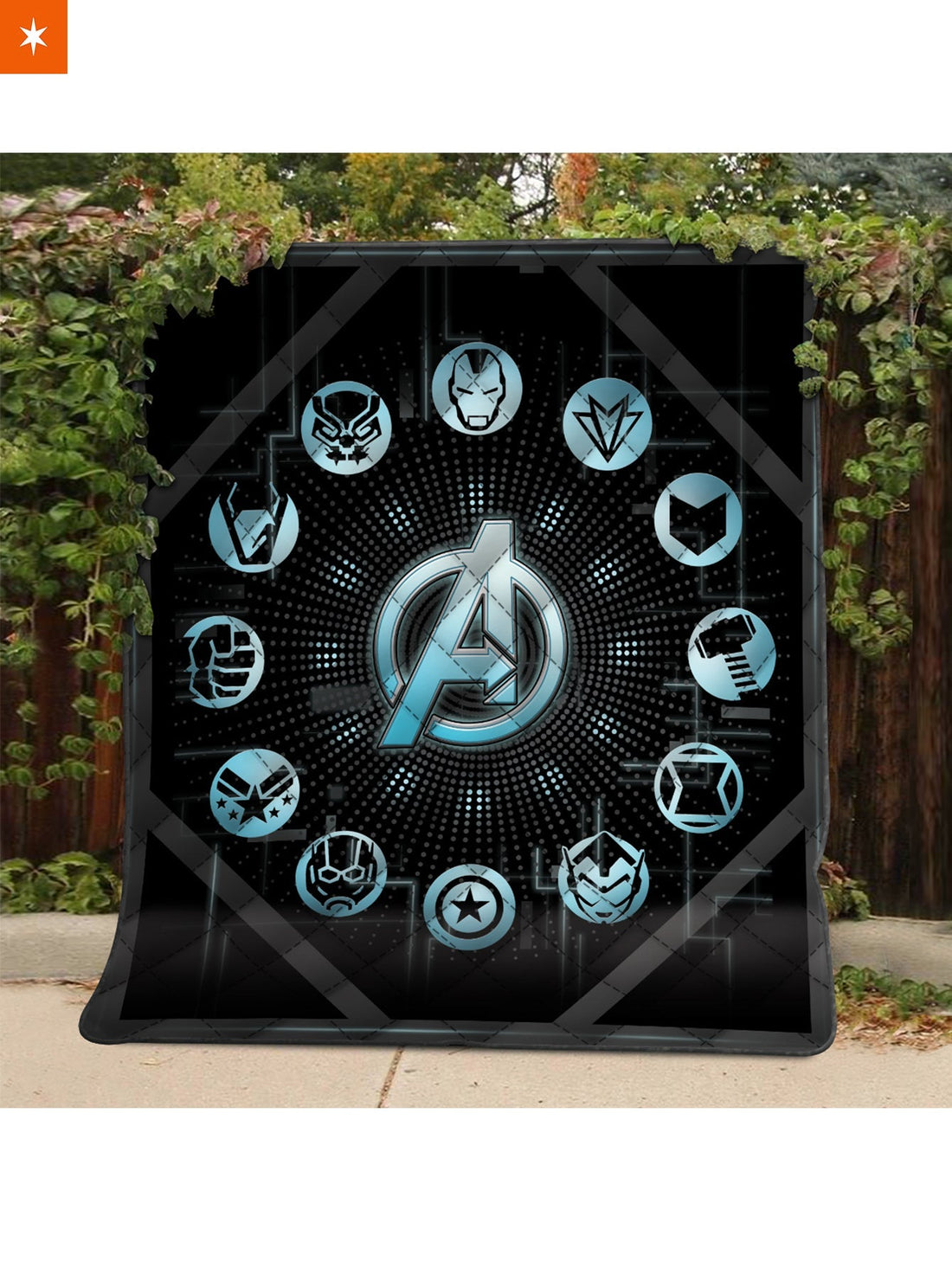 Fandomaniax - Earth's Mightiest Heroes Quilt Blanket