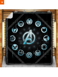 Fandomaniax - Earth's Mightiest Heroes Quilt Blanket