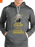 Fandomaniax - Eat Chicken Unisex Pullover Hoodie