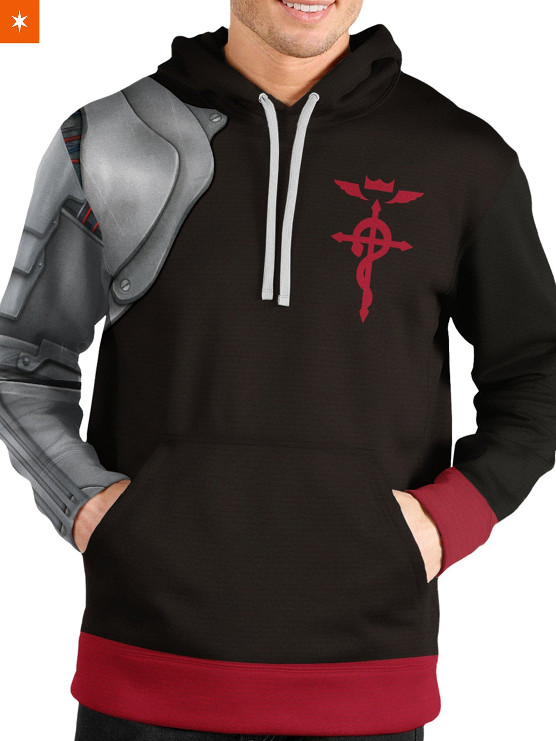 Fandomaniax - Edward Elric Unisex Pullover Hoodie