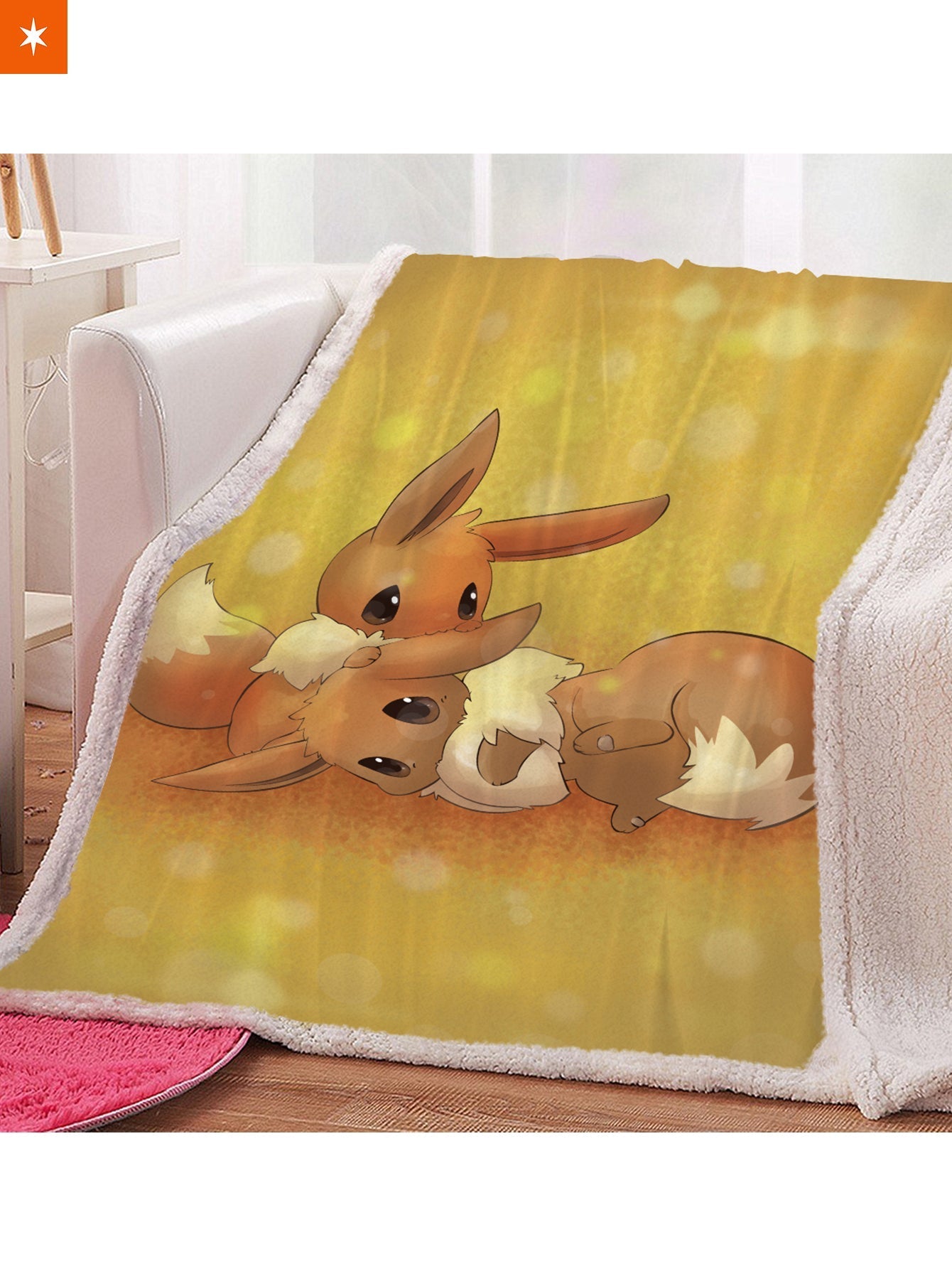 Fandomaniax - Eevee Throw Blanket