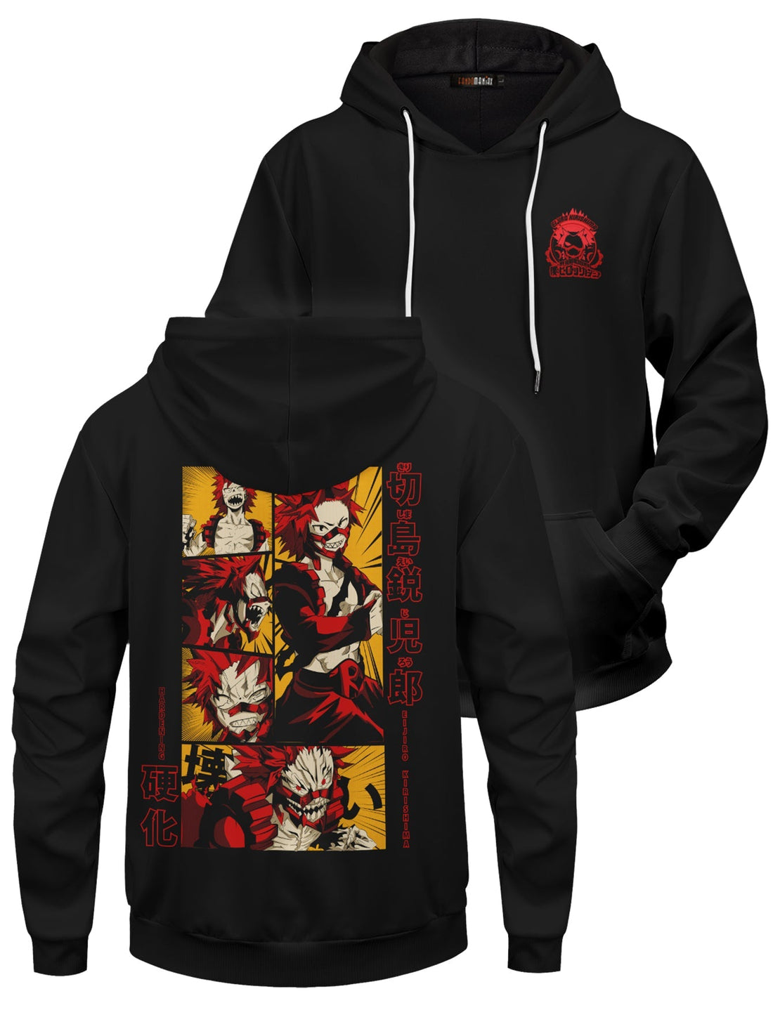 Fandomaniax - Eijiro Panel Unisex Pullover Hoodie