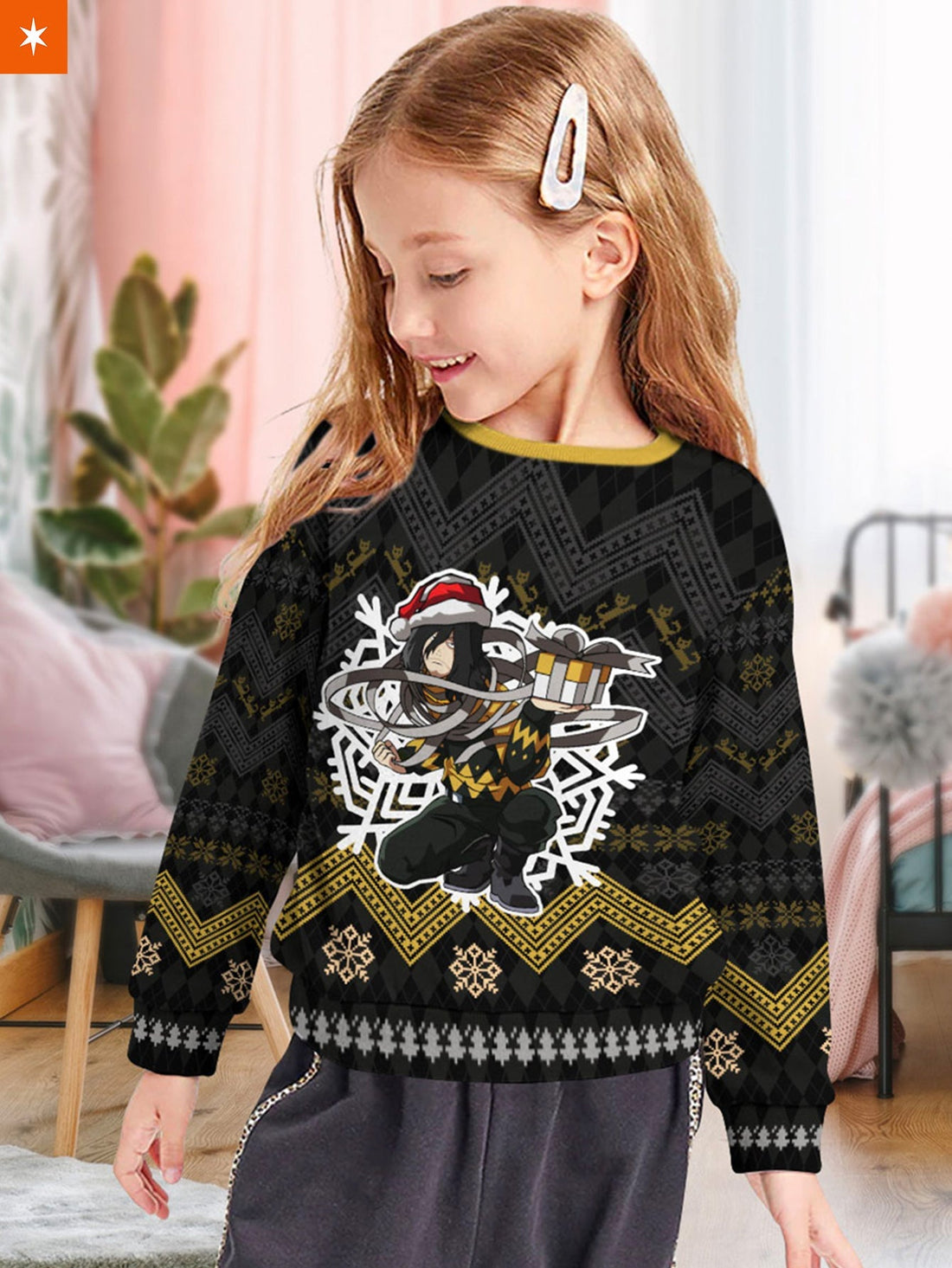 Fandomaniax - Eraser Head Xmas Kids Unisex Wool Sweater