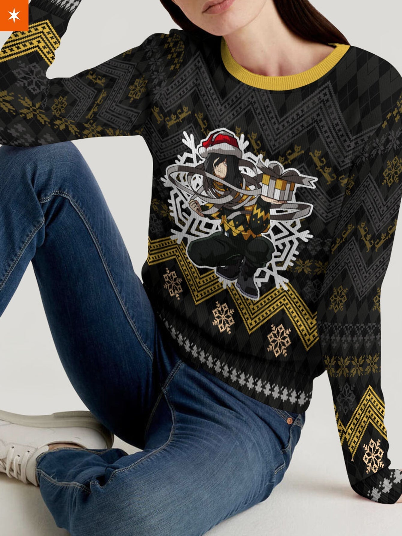 Fandomaniax - Eraser Head Xmas Unisex Wool Sweater