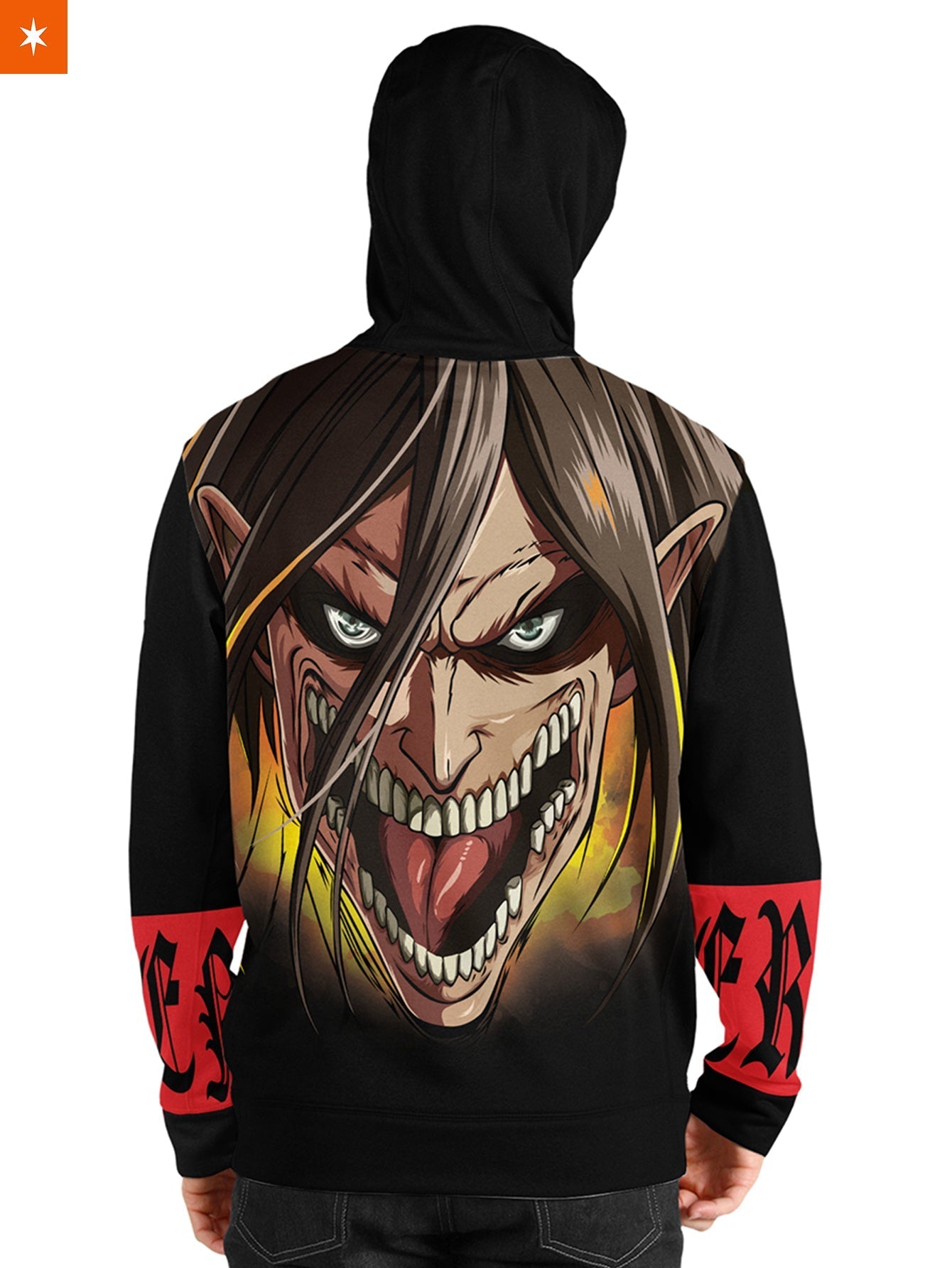 Fandomaniax - Eren Yeager Unisex Pullover Hoodie