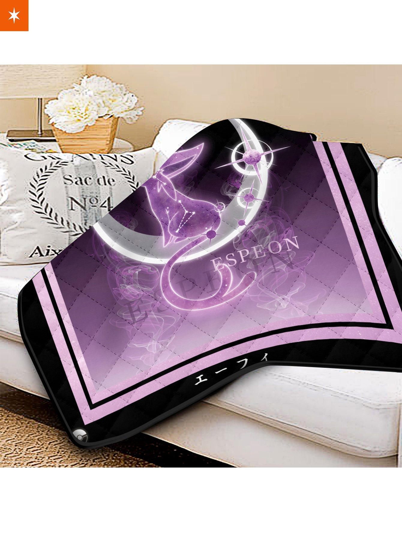 Fandomaniax - Espeon Spirit Quilt Blanket