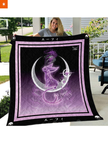 Fandomaniax - Espeon Spirit Quilt Blanket