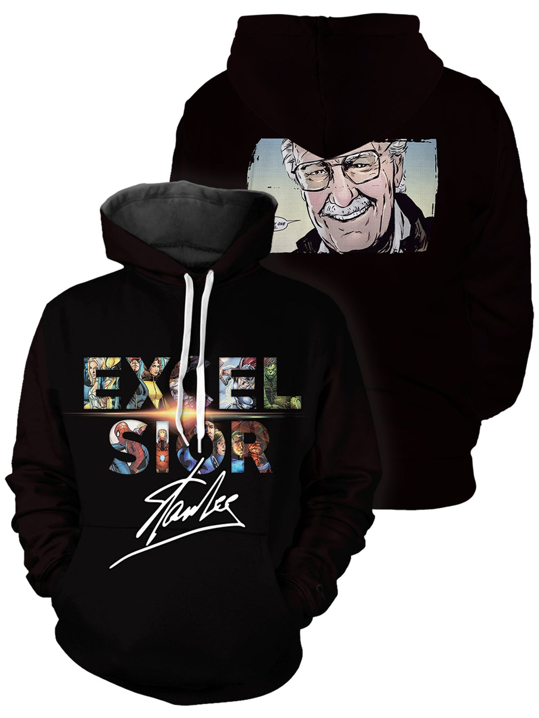 Fandomaniax - Excelsior Unisex Pullover Hoodie