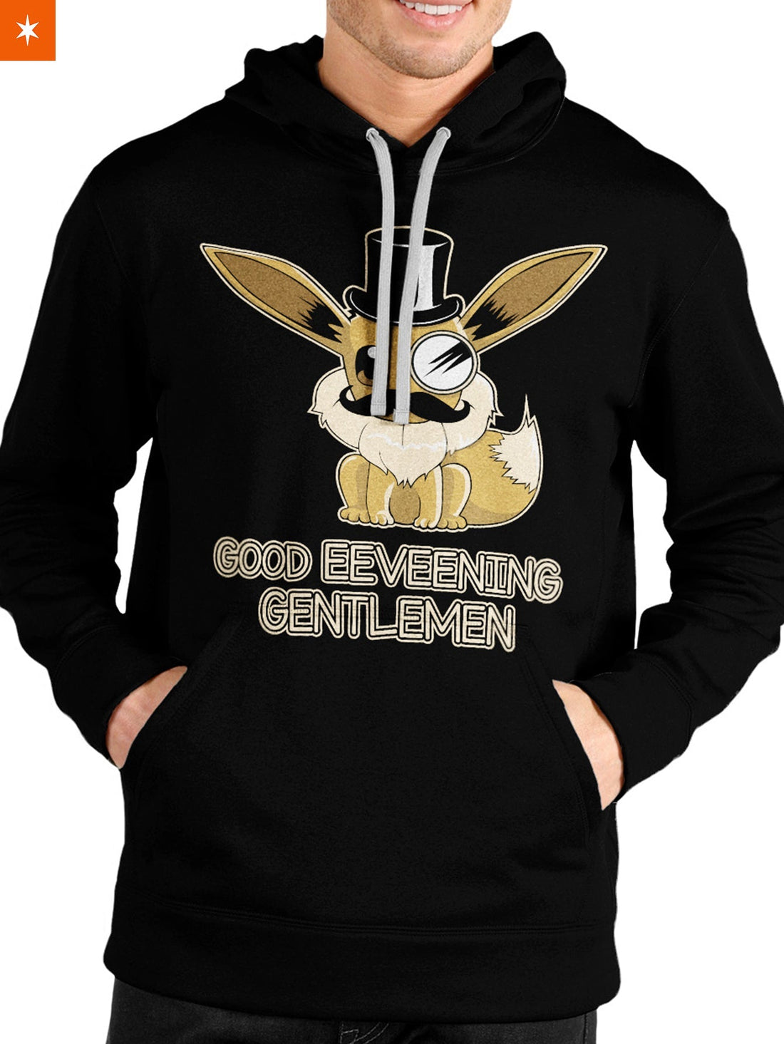 Fandomaniax - Fancy Eevee Unisex Pullover Hoodie