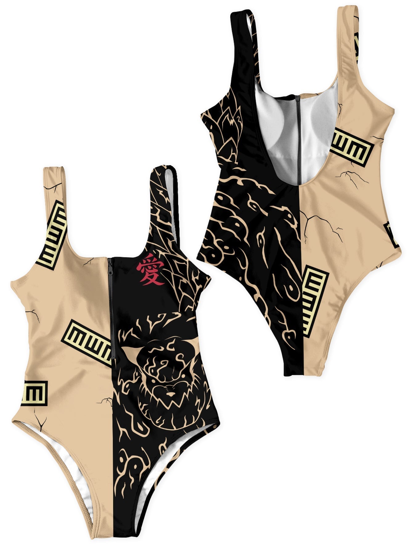 Fandomaniax - Gaara Fashion One Piece Swimsuit