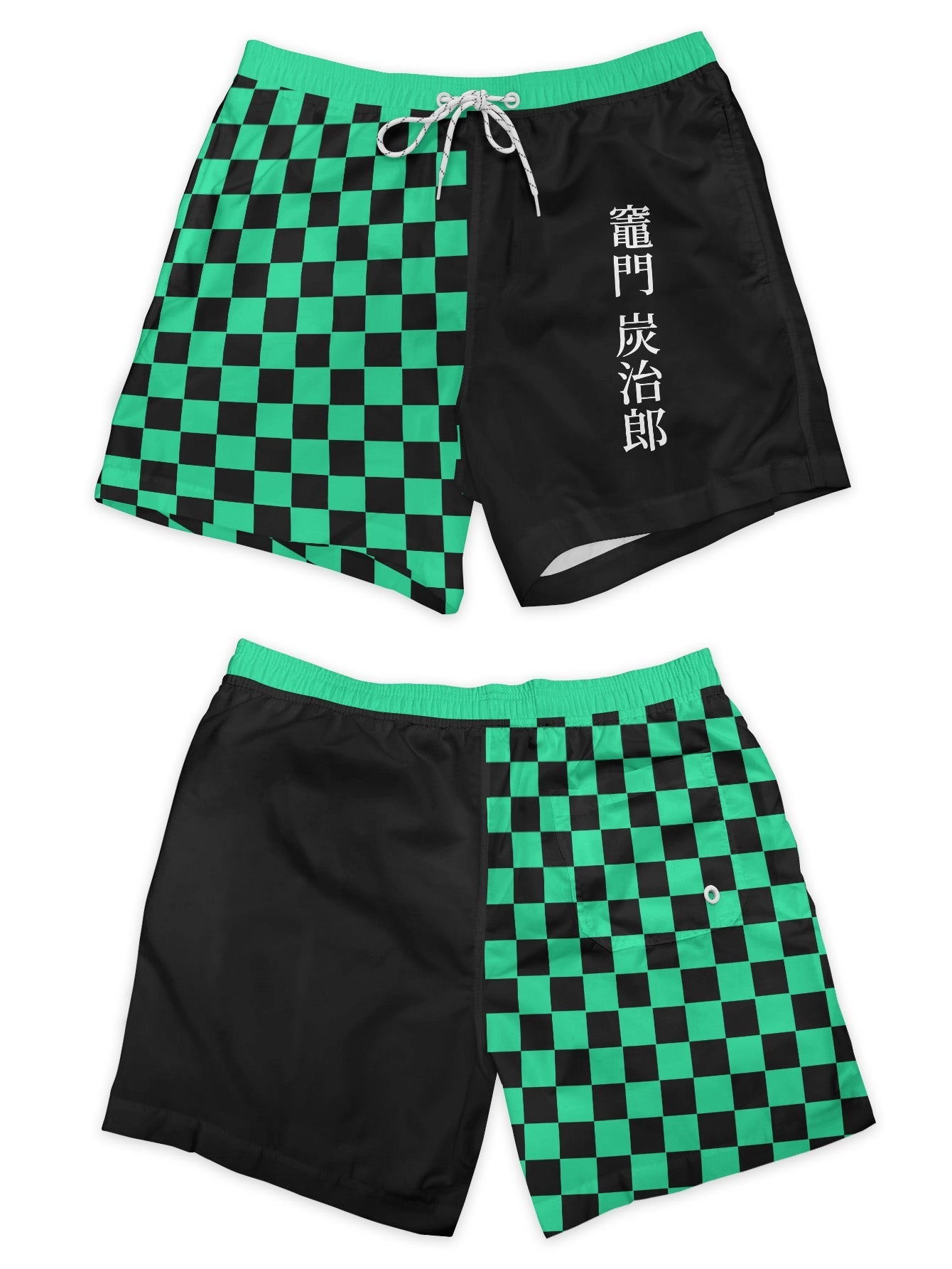 Fandomaniax - Tanjiro Fashion Beach Shorts