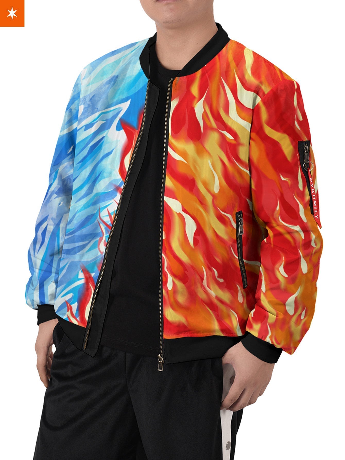 Fandomaniax - Fire and Ice Todoroki Shoto Bomber Jacket