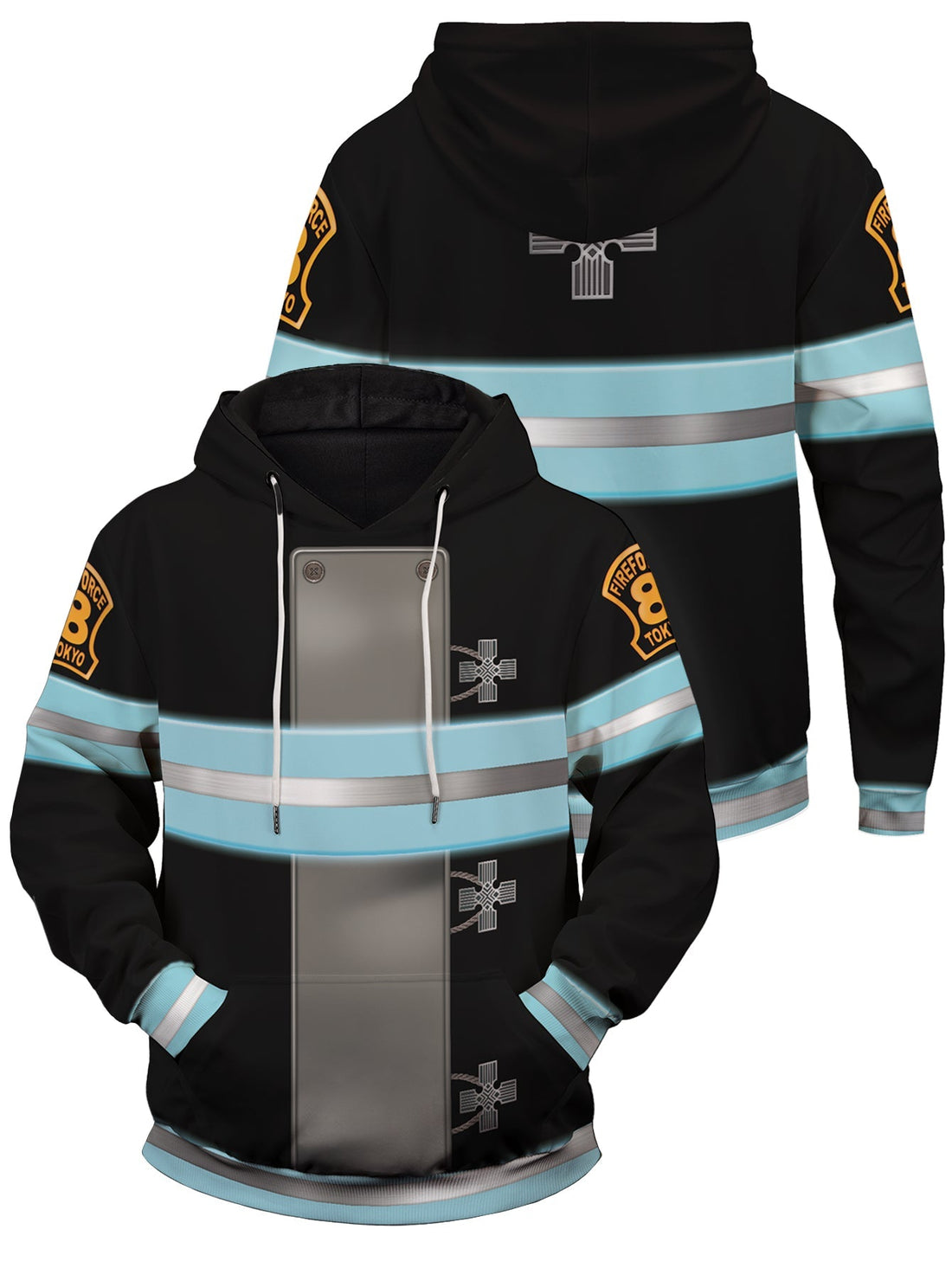 Fandomaniax - Fire Force Unisex Pullover Hoodie