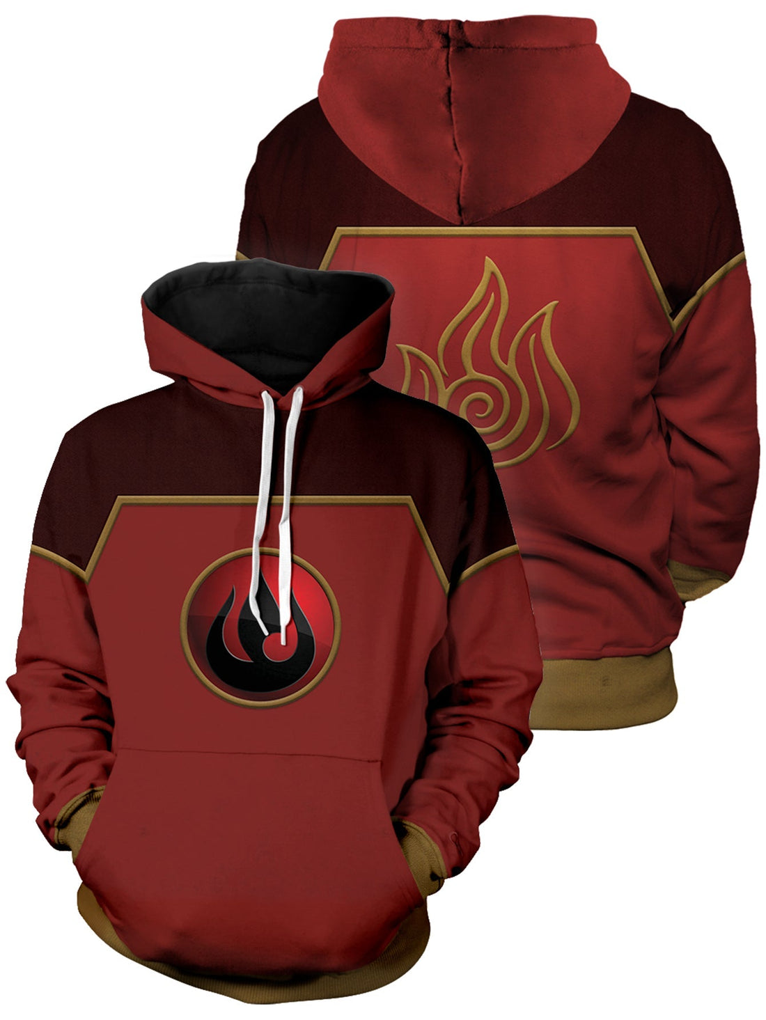 Fandomaniax - Fire Nation Unisex Pullover Hoodie