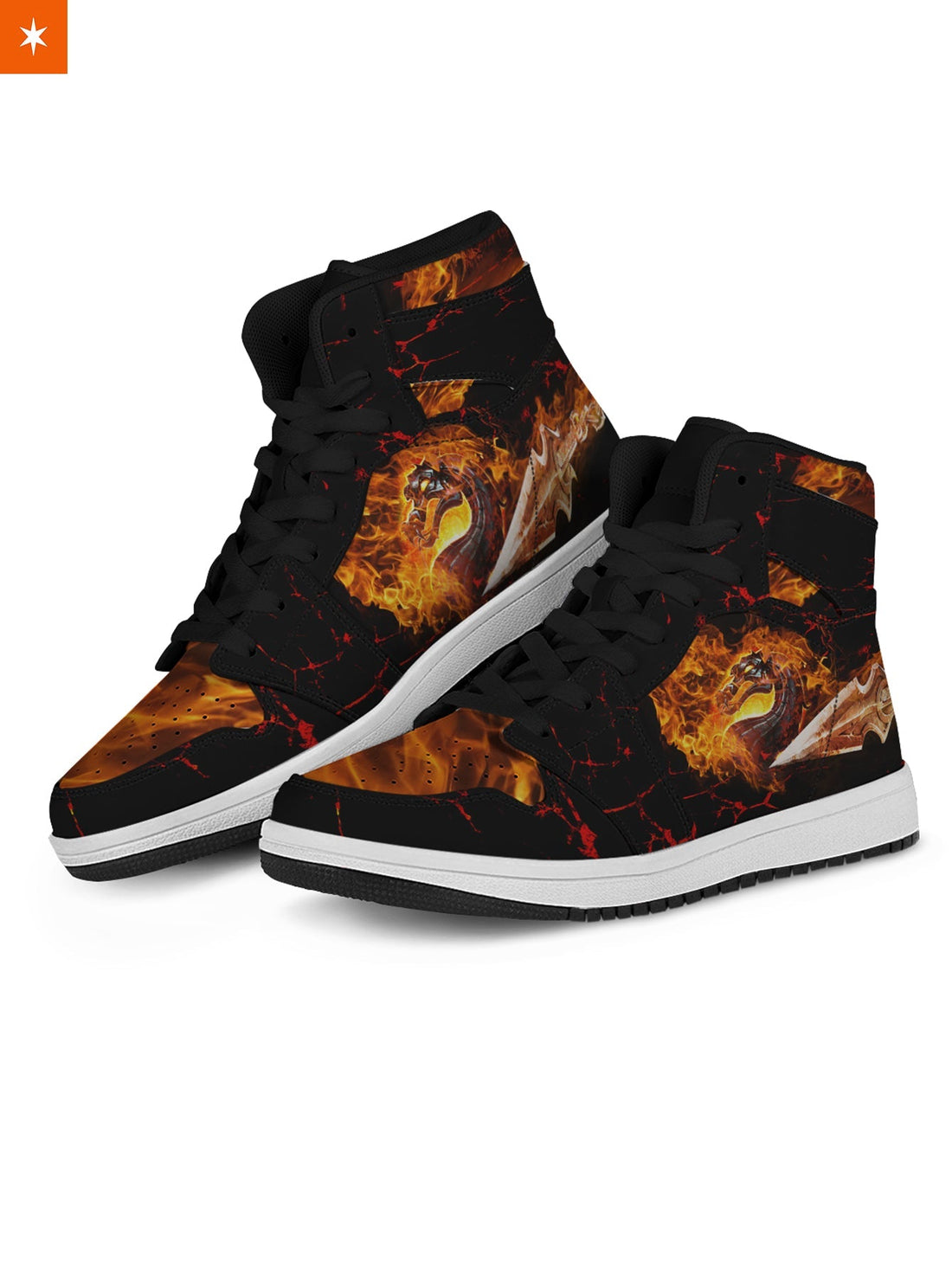 Fandomaniax - Fire Warrior JD Sneakers