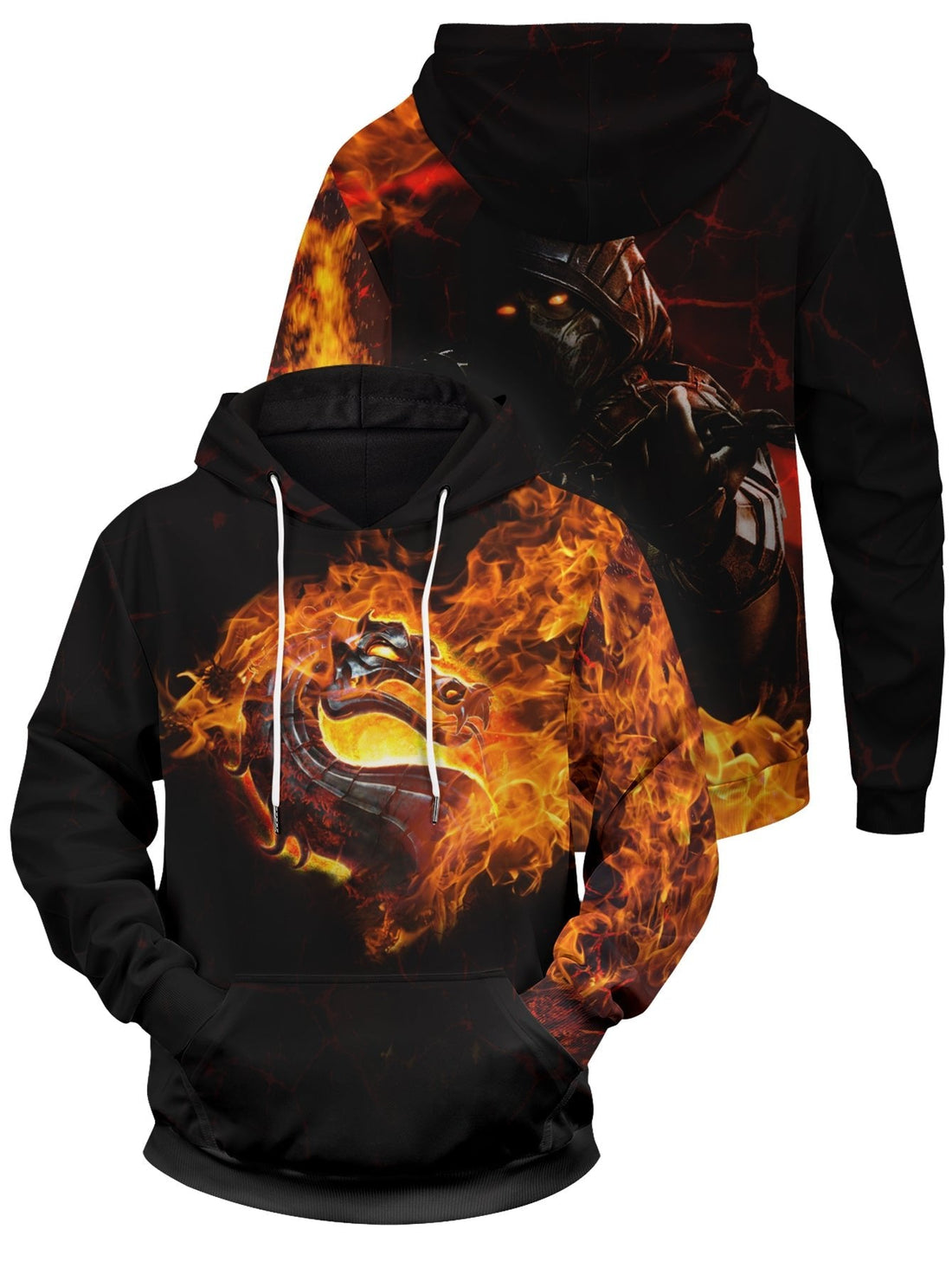 Fandomaniax - Fire Warrior Unisex Pullover Hoodie