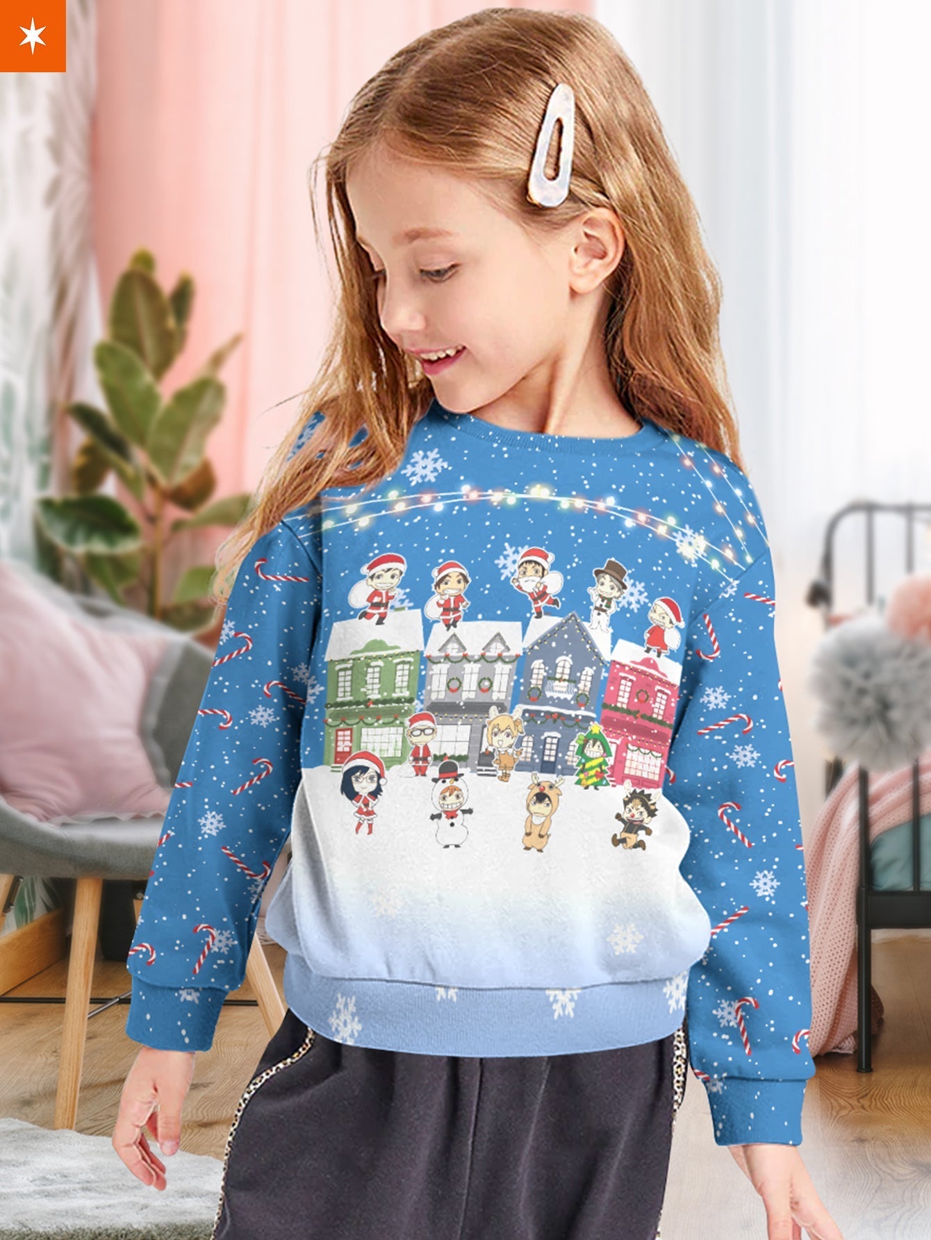 Fandomaniax - Fly High Christmas Kids Unisex Wool Sweater