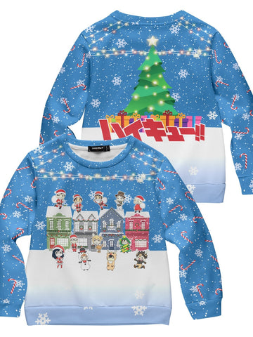 Fandomaniax - Fly High Christmas Kids Unisex Wool Sweater