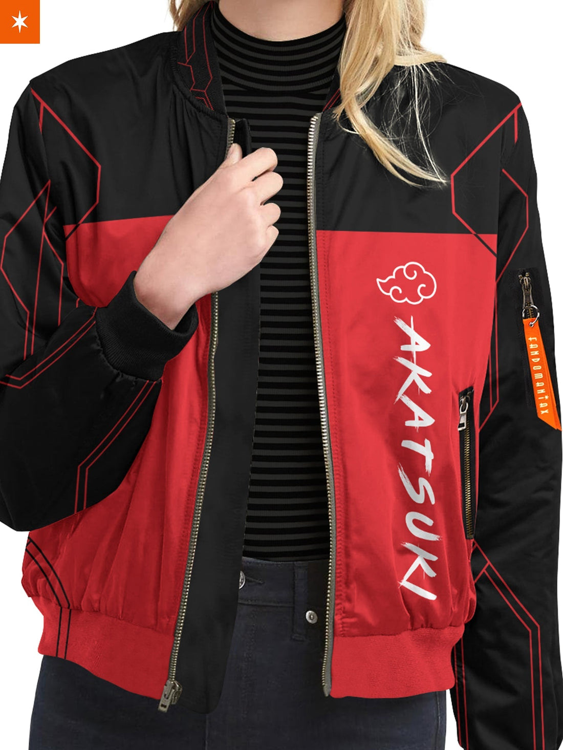 Fandomaniax - Fragment Akatsuki Bomber Jacket