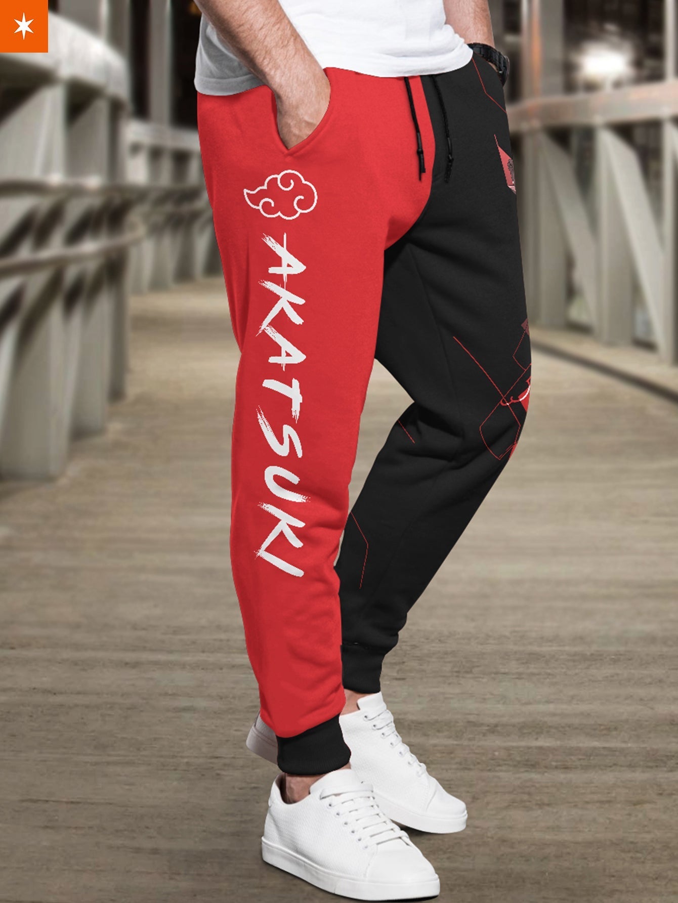 Fandomaniax - Fragment Akatsuki Jogger Pants