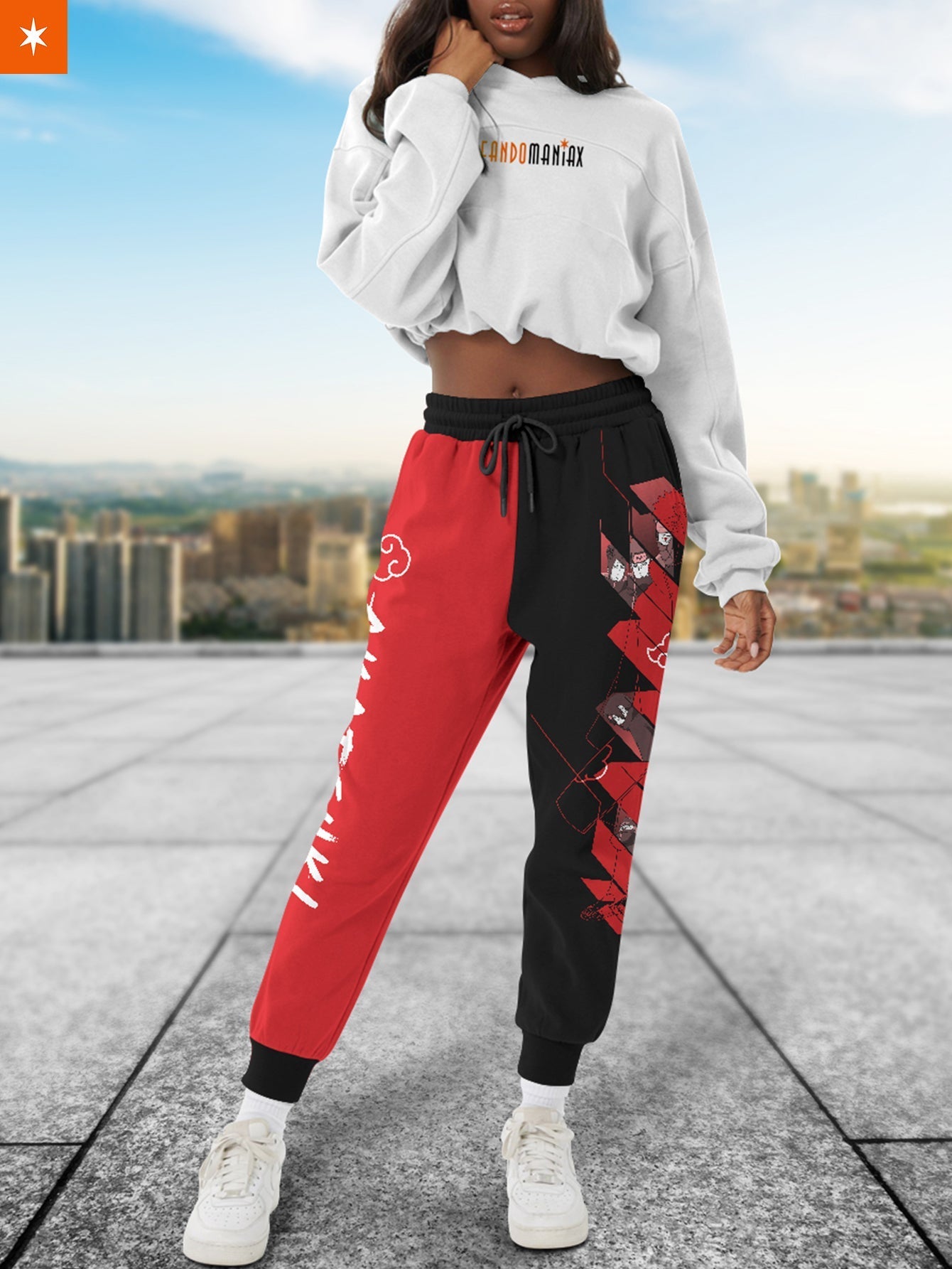 Fandomaniax - Fragment Akatsuki Jogger Pants