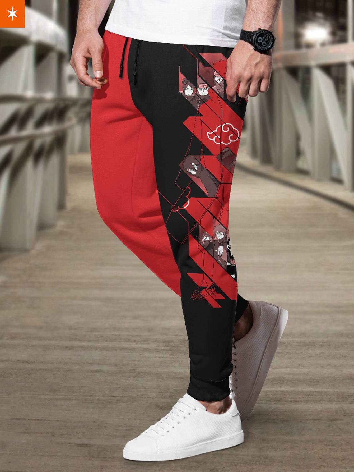 Fandomaniax - Fragment Akatsuki Jogger Pants