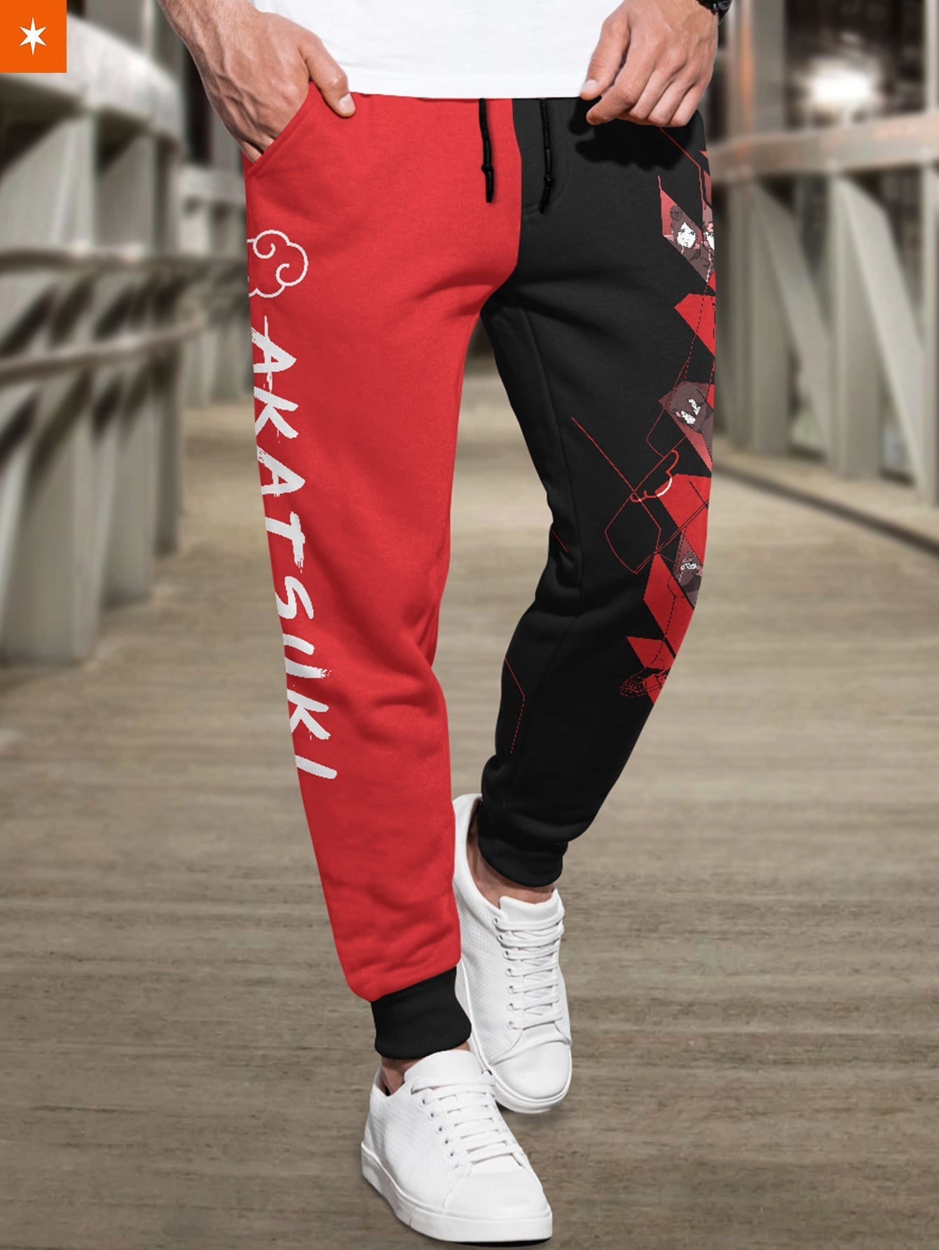 Fandomaniax - Fragment Akatsuki Jogger Pants