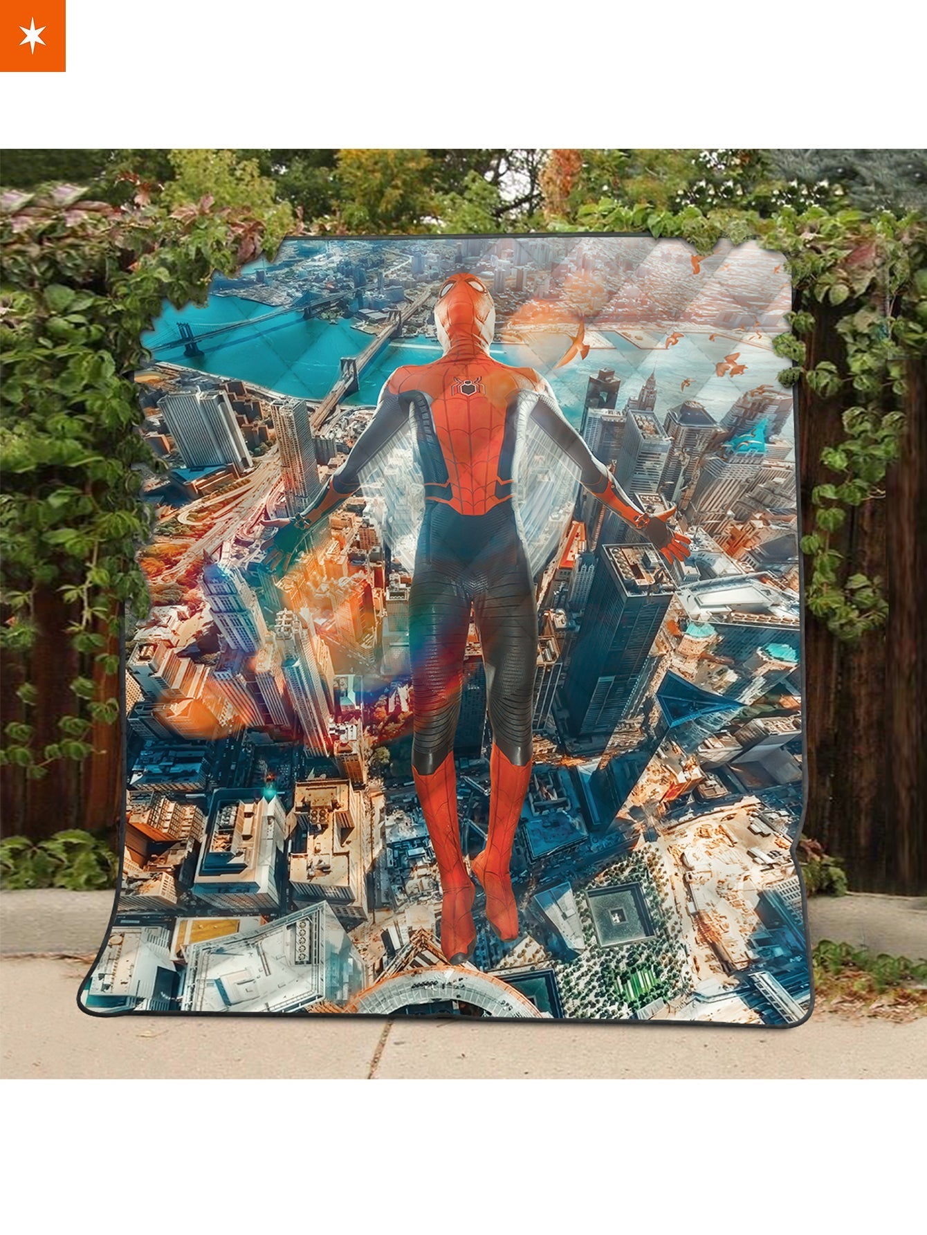 Fandomaniax - Friendly Neighborhood Hero Quilt Blanket