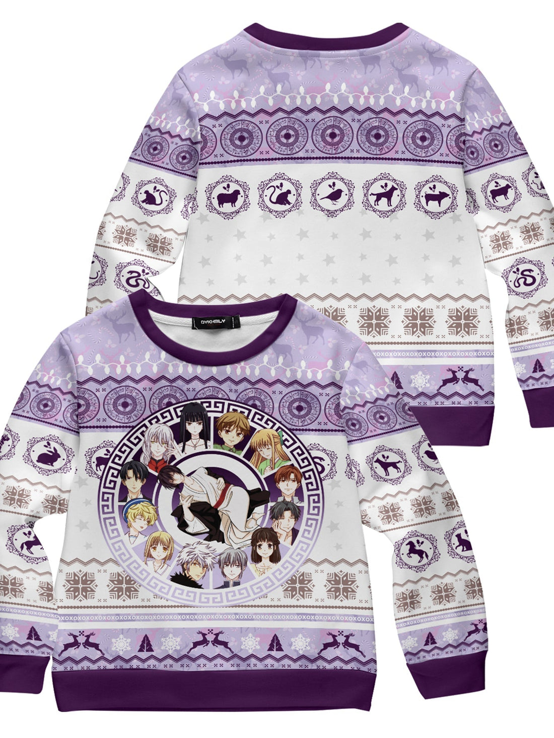 Fandomaniax - Fruits Basket Xmas Kids Unisex Wool Sweater