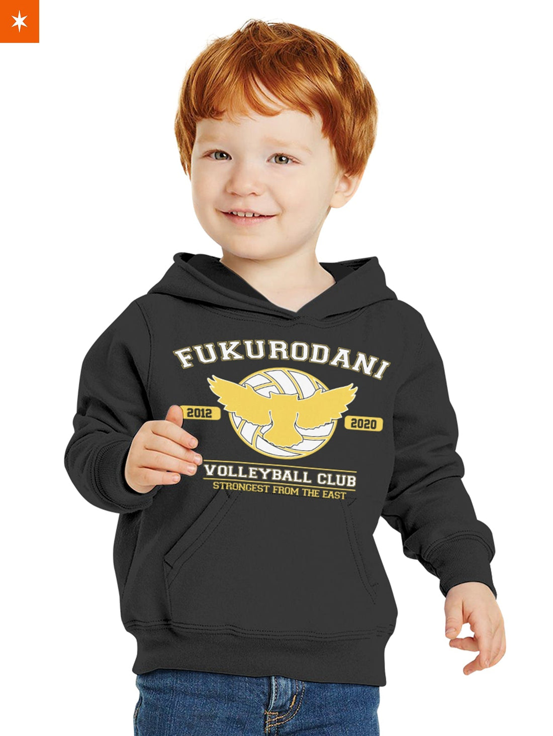 Fandomaniax - Fukurodani Strongest From The East Kids Unisex Pullover Hoodie