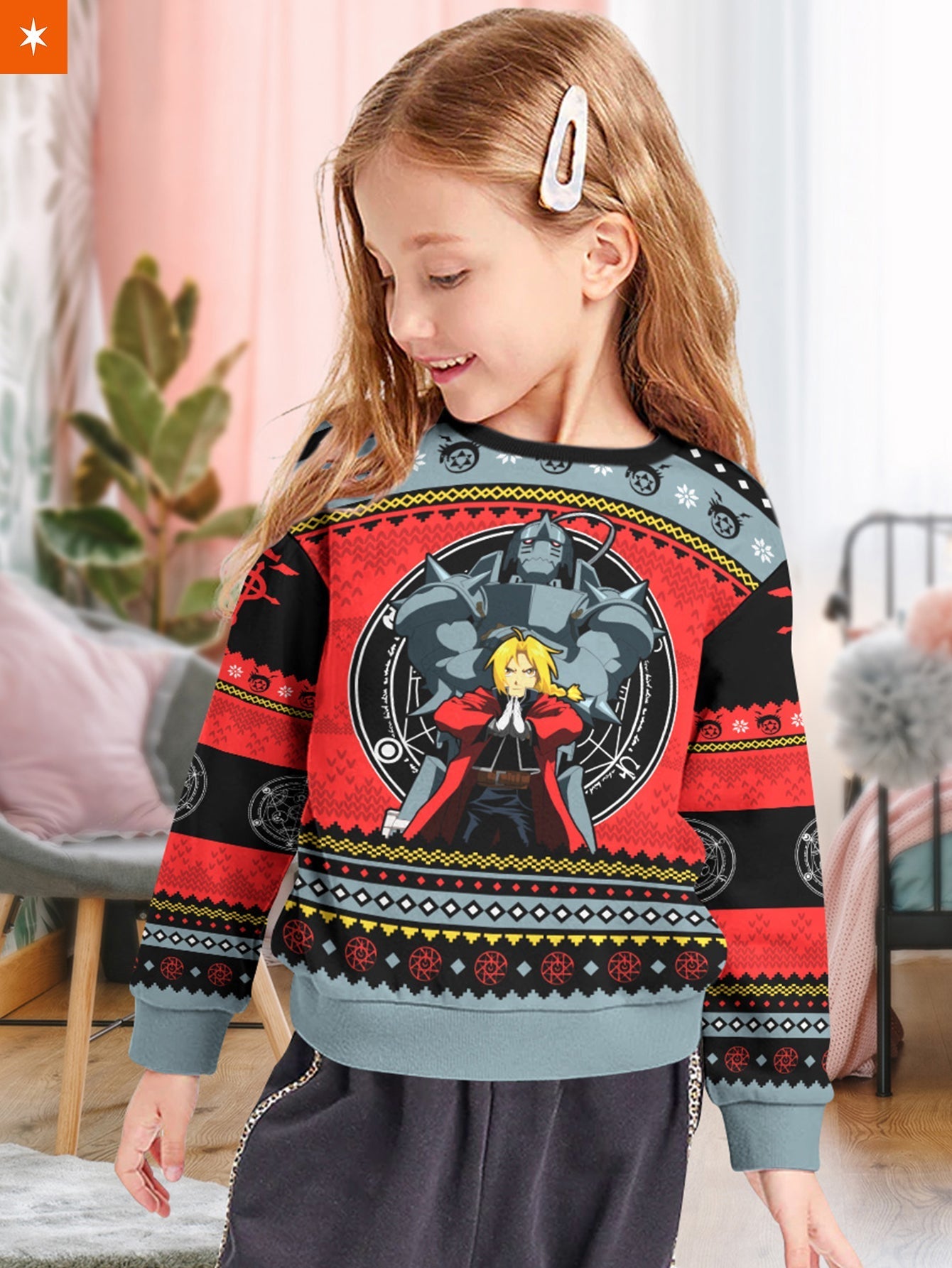 Fandomaniax - Full Metal Xmas Kids Unisex Wool Sweater