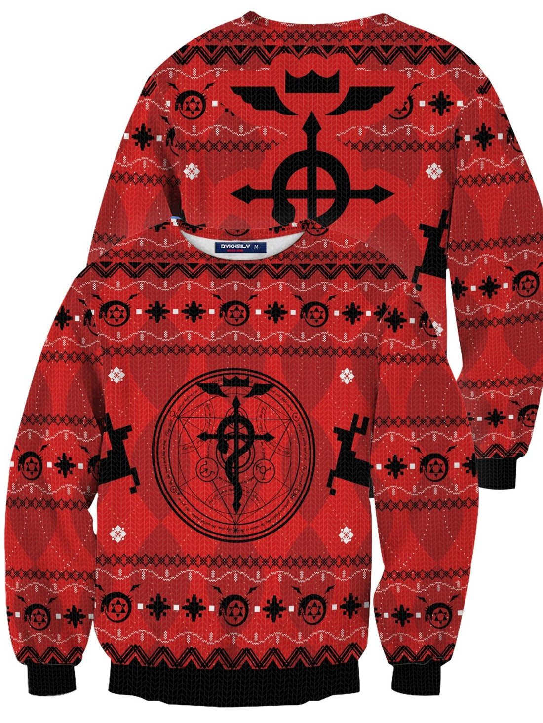 Fandomaniax - Fullmetal Alchemist Christmas Unisex Wool Sweater