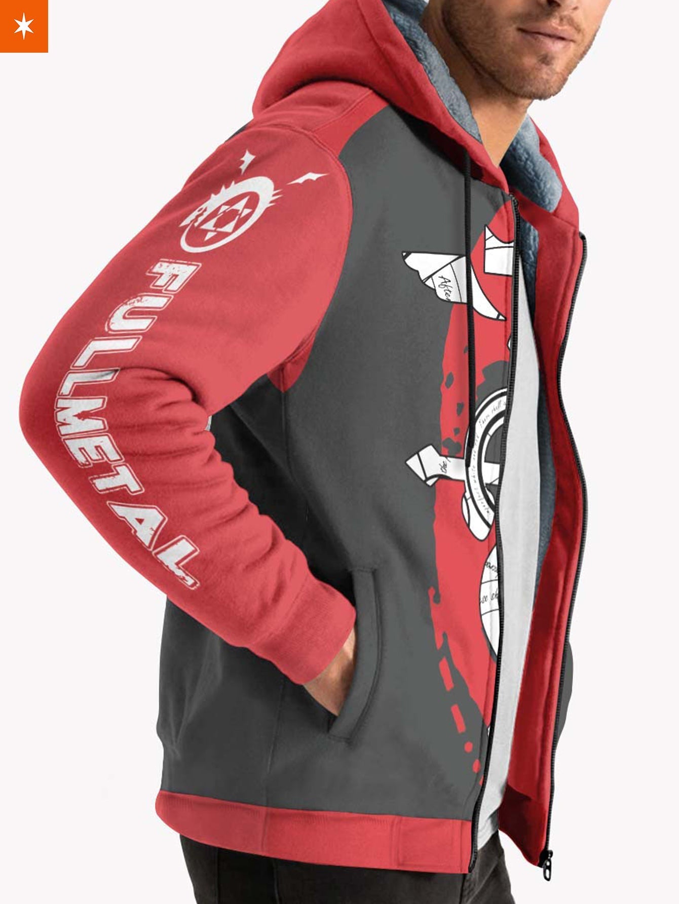 Fandomaniax - Fullmetal Alchemist Velvet Hoodie