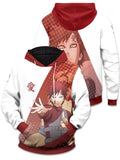 Fandomaniax - Gaara of the Sand Unisex Pullover Hoodie