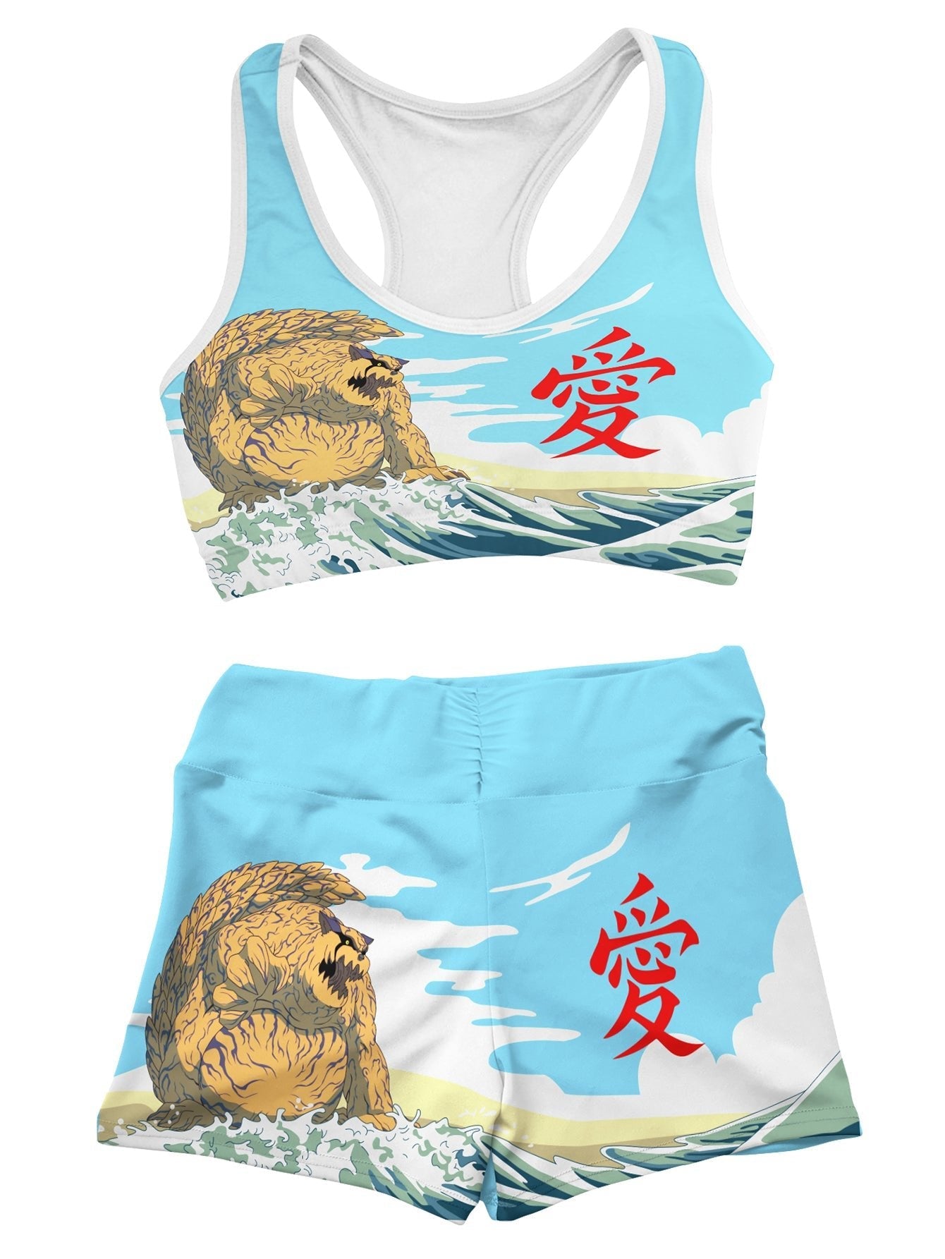 Fandomaniax - Gaara Summer Active Wear Set