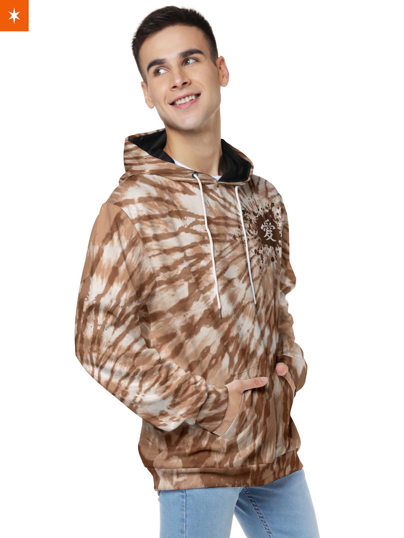 Fandomaniax - Gaara Tie Dye Unisex Pullover Hoodie