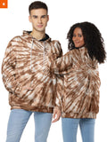 Fandomaniax - Gaara Tie Dye Unisex Pullover Hoodie