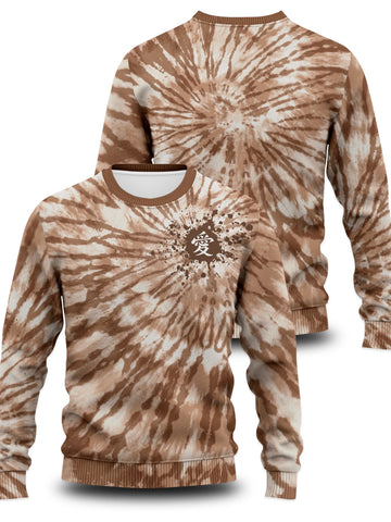 Fandomaniax - Gaara Tie Dye Unisex Wool Sweater