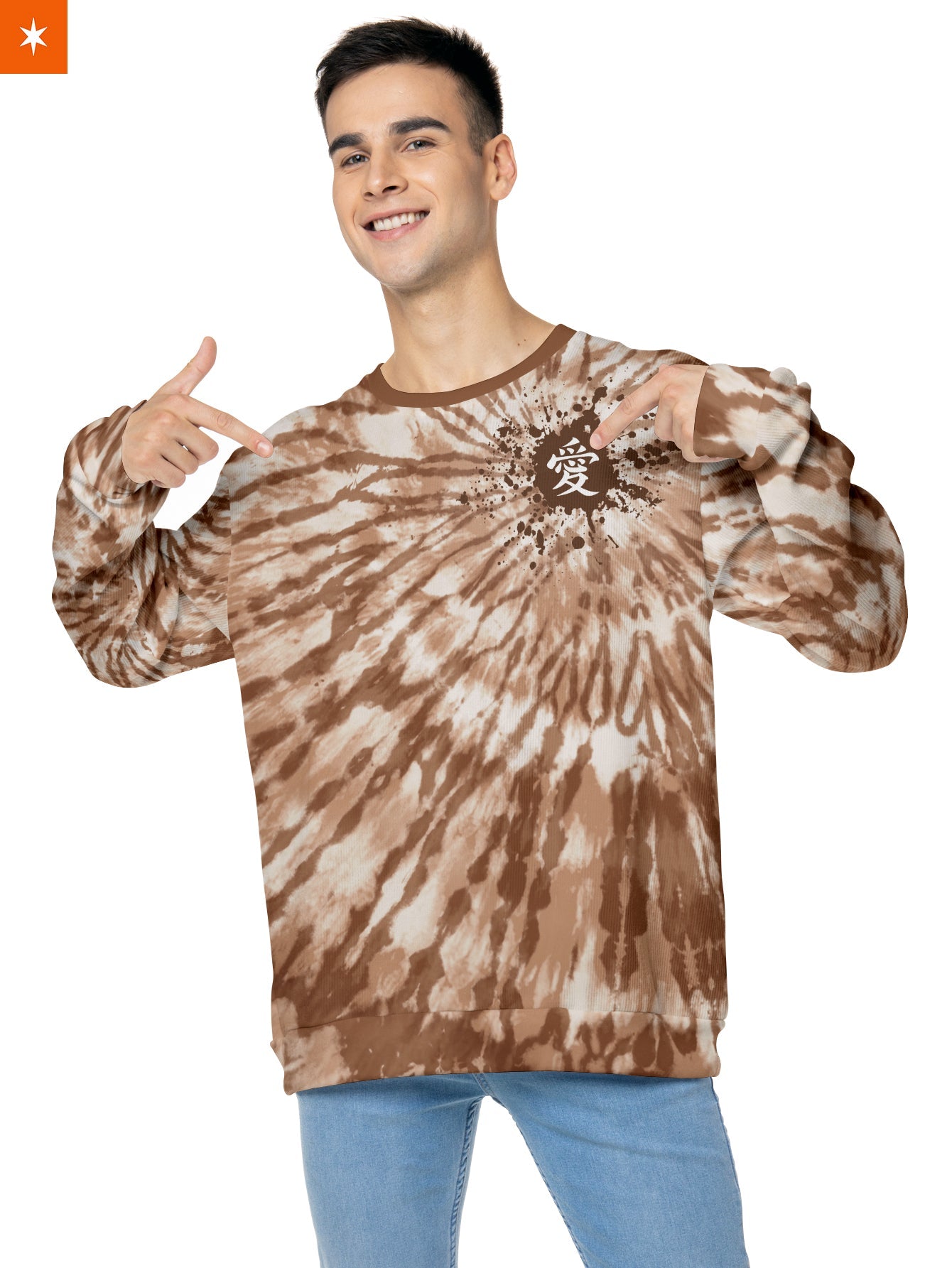 Fandomaniax - Gaara Tie Dye Unisex Wool Sweater