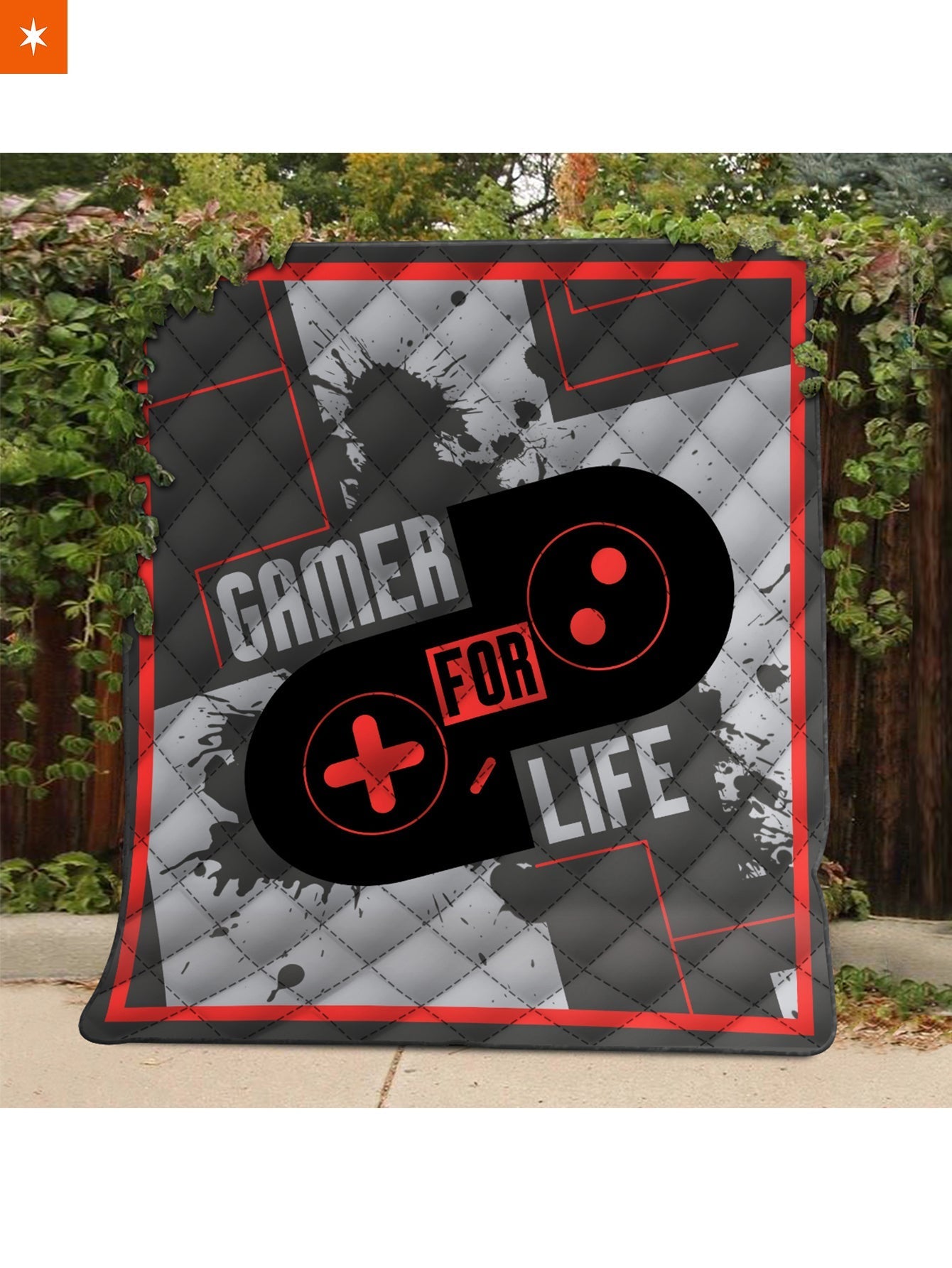 Fandomaniax - Gamer for Life Quilt Blanket