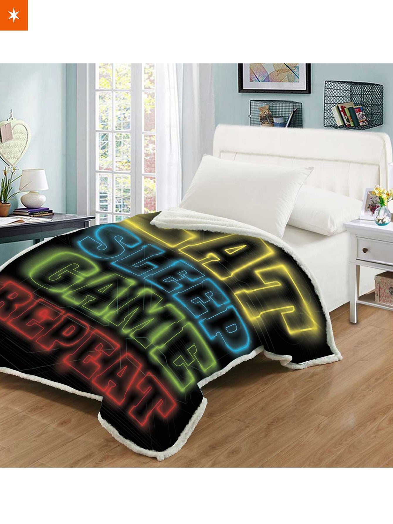 Fandomaniax - Gaming Life Throw Blanket