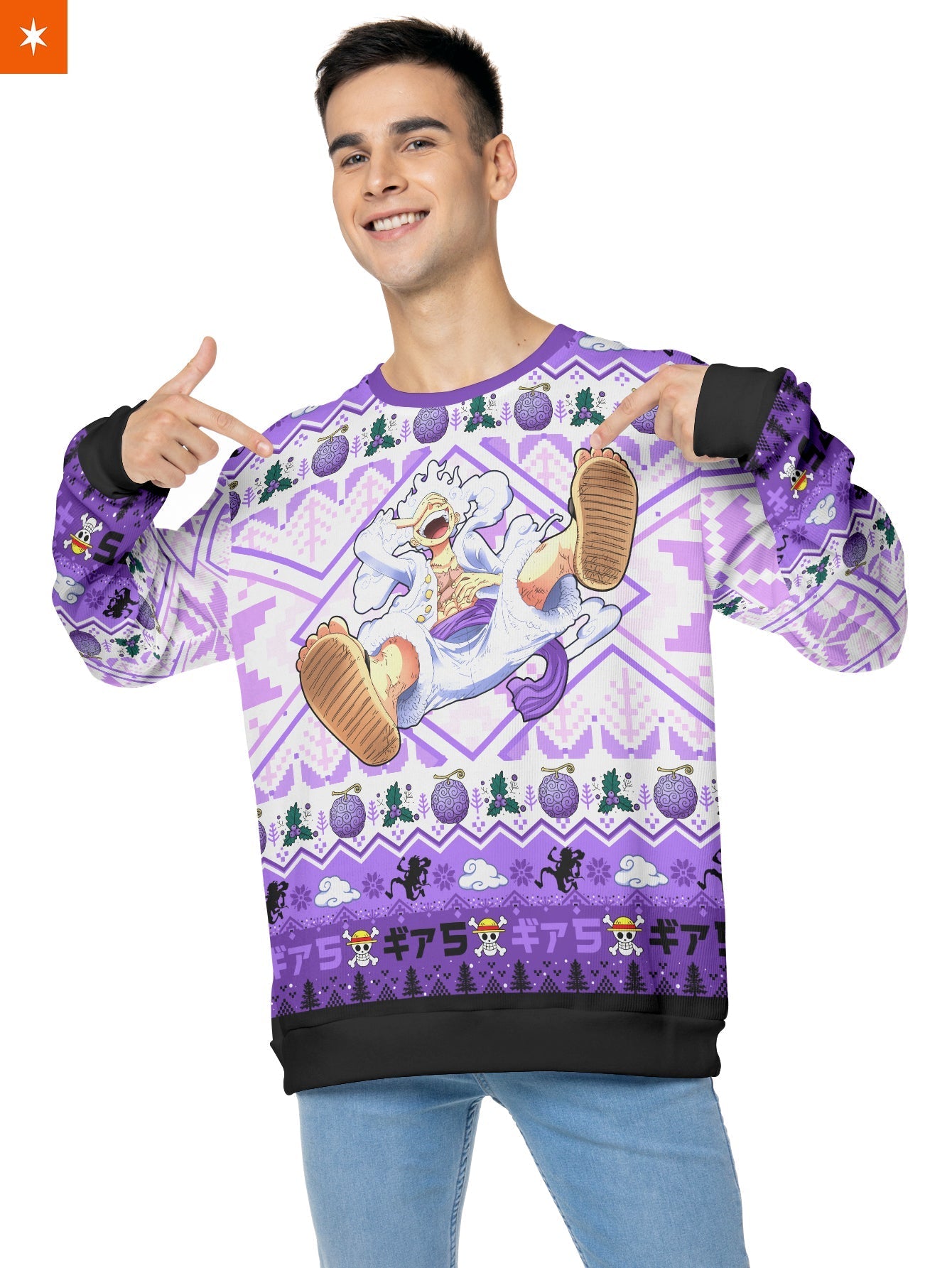 Fandomaniax - Gear 5 Christmas Unisex Wool Sweater