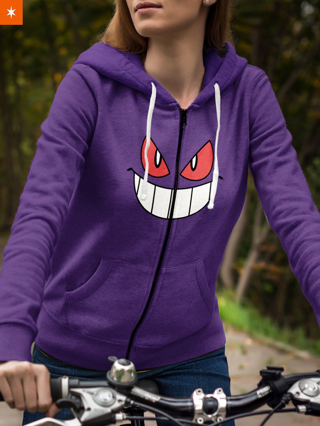 Fandomaniax - Gengar Unisex Zipped Hoodie