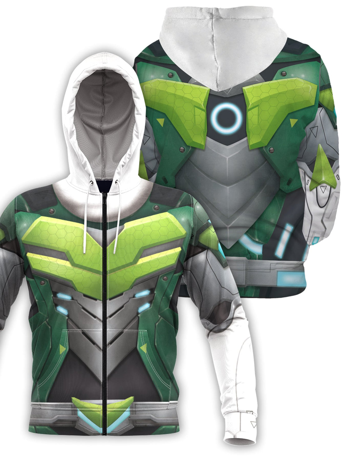 Fandomaniax - Genji Sentai Unisex Zipped Hoodie