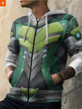 Fandomaniax - Genji Sentai Unisex Zipped Hoodie