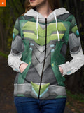 Fandomaniax - Genji Sentai Unisex Zipped Hoodie