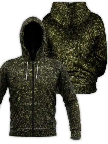 Fandomaniax - Ghillie Suit Unisex Zipped Hoodie