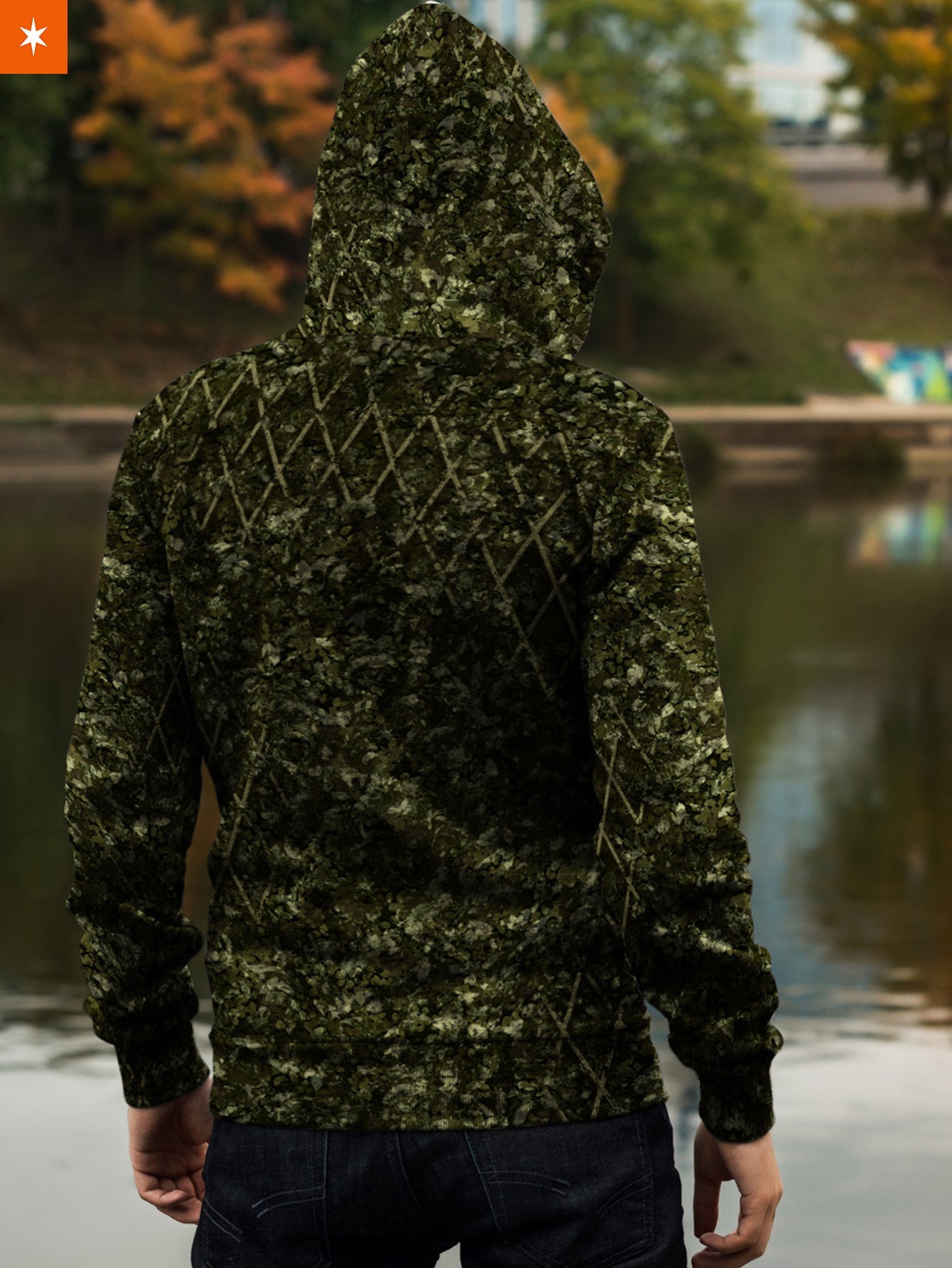 Fandomaniax - Ghillie Suit Unisex Zipped Hoodie